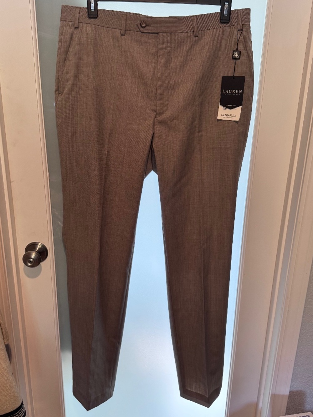 LRL SlimFit Trousers Wool Blend Plus/Tall Friendly